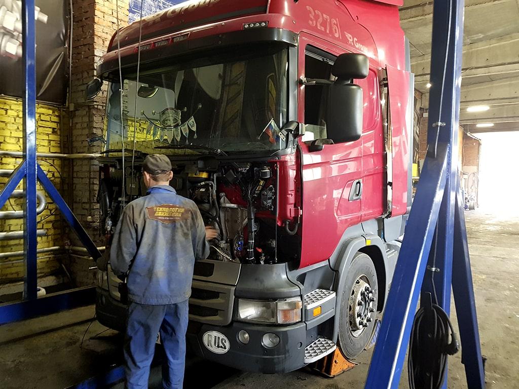 Ремонт тягача Scania
